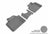 MAXpider Rubber Floor Mats for 2021 2020 2019 2018 2017 Mini Cooper Countryman [Covers Rear (2nd) Row, Gray] L1MN01821501
