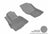 MAXpider Rubber Floor Mats for 2020 2019 2018 2017 2016 2015 2014 2013 2012 2011 Mitsubishi Outlander [Covers Front Row, Gray] L1MT01011501