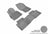 MAXpider Rubber Floor Mats for 2021 2020 2019 2018 2017 2016 2015 2014 2013 2012 2011 Mitsubishi Outlander Sport [Covers Front & Rear Row, Gray] L1MT03601501