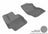 MAXpider Rubber Floor Mats for 2013 2012 2011 2010 Mazda 3 [Covers Front Row, Gray] L1MZ01311501