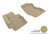 MAXpider Rubber Floor Mats for 2013 2012 2011 2010 Mazda 3 [Covers Front Row, Tan] L1MZ01311502