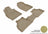 MAXpider Rubber Floor Mats for 2012 2011 2010 2009 2008 2007 Mazda CX-7 [Covers Front & Rear Row, Tan] L1MZ01601502