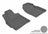 MAXpider Rubber Floor Mats for 2012 2011 2010 2009 2008 2007 Mazda CX-7 [Covers Front Row, Gray] L1MZ01611501