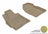 MAXpider Rubber Floor Mats for 2012 2011 2010 2009 2008 2007 Mazda CX-7 [Covers Front Row, Tan] L1MZ01611502