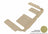 MAXpider Rubber Floor Mats for 2015 2014 2013 2012 2011 2010 2009 2008 2007 Mazda CX-9 [Covers Rear (3rd) Row, Tan] L1MZ01731502