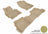 MAXpider Rubber Floor Mats for 2016 2015 2014 2013 Mazda CX-5 [Covers Front & Rear Row, Tan] L1MZ03801502