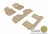 MAXpider Rubber Floor Mats for 2015 2014 2013 2012 Mazda 5 [Covers Front & Both Rear Rows, Tan] L1MZ03901502
