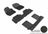 MAXpider Rubber Floor Mats for 2015 2014 2013 2012 Mazda 5 [Covers Front & Both Rear Rows, Black] L1MZ03901509