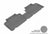 MAXpider Rubber Floor Mats for 2015 2014 2013 2012 Mazda 5 [Covers Rear (2nd) Row, Gray] L1MZ03921501