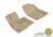 MAXpider Rubber Floor Mats for 3/6 [Covers Front Row, Tan] L1MZ04011502