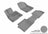 MAXpider Rubber Floor Mats for 3/3 Sport [Covers Front & Rear Row, Gray] L1MZ04301501