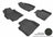 MAXpider Rubber Floor Mats for 2013 2012 2011 2010 2009 Mazda 6 [Covers Front & Rear Row, Black] L1MZ04501509