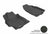 MAXpider Rubber Floor Mats for 2013 2012 2011 2010 2009 Mazda 6 [Covers Front Row, Black] L1MZ04511509