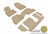 MAXpider Rubber Floor Mats for 2021 2020 2019 2018 2017 2016 Mazda CX-9 [Covers Front & Both Rear Rows, Tan] L1MZ05701502