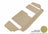 MAXpider Rubber Floor Mats for 2021 2020 2019 2018 2017 2016 Mazda CX-9 [Covers Rear (3rd) Row, Tan] L1MZ05731502