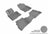 MAXpider Rubber Floor Mats for 2021 2020 2019 2018 2017 Mazda CX-5 [Covers Front & Rear Row, Gray] L1MZ05801501