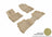 MAXpider Rubber Floor Mats for 2021 2020 2019 2018 2017 Mazda CX-5 [Covers Front & Rear Row, Tan] L1MZ05801502
