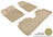 MAXpider Rubber Floor Mats for 2007 2006 2005 2004 2003 Nissan Murano [Covers Front & Rear Row, Tan] L1NS01701502