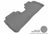 MAXpider Rubber Floor Mats for 2007 2006 2005 2004 2003 Nissan Murano [Covers Rear (2nd) Row, Gray] L1NS01721501