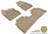 MAXpider Rubber Floor Mats for 2014 2013 2012 2011 2010 2009 Nissan Murano [Covers Front & Rear Row, Tan] L1NS01801502