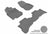MAXpider Rubber Floor Mats for 2014 2013 2012 2011 2010 2009 Nissan Cube [Covers Front & Rear Row, Gray] L1NS02601501