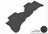 MAXpider Rubber Floor Mats for 2014 2013 2012 2011 2010 2009 Nissan Cube [Covers Rear (2nd) Row, Black] L1NS02621509