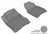 MAXpider Rubber Floor Mats for 2013 2012 2011 2010 2009 2008 Nissan Rogue [Covers Front Row, Gray] L1NS02911501