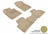 MAXpider Rubber Floor Mats for 2014 2013 2012 2011 2010 2009 Nissan Maxima [Covers Front & Rear Row, Tan] L1NS03001502