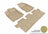 MAXpider Rubber Floor Mats for 2020 2019 2018 2017 2016 2015 2014 2013 Nissan Pathfinder [Covers Front & Rear Row, Tan] L1NS05801502