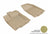 MAXpider Rubber Floor Mats for INFINITI/Nissan [Covers Front Row, Tan] L1NS05811502