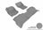 MAXpider Rubber Floor Mats for 2019 2018 2017 2016 2015 2014 2013 2012 2011 2010 2009 2008 2007 2006 2005 Nissan Frontier [Covers Front & Rear Row, Gray] L1NS06101501