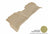 MAXpider Rubber Floor Mats for 2019 2018 2017 2016 2015 2014 2013 2012 2011 2010 2009 2008 2007 2006 2005 Nissan Frontier [Covers Rear (2nd) Row, Tan] L1NS06121502