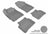 MAXpider Rubber Floor Mats for 2012 2011 2010 2009 2008 2007 Nissan Altima [Covers Front & Rear Row, Gray] L1NS06201501