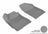 MAXpider Rubber Floor Mats for 2012 2011 2010 2009 2008 2007 Nissan Altima [Covers Front Row, Gray] L1NS06211501
