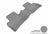 MAXpider Rubber Floor Mats for 2017 2016 2015 2014 2013 2012 2011 Nissan Juke [Covers Rear (2nd) Row, Gray] L1NS06421501