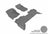 MAXpider Rubber Floor Mats for 2012 2011 2010 2009 2008 2007 2006 2005 Nissan Pathfinder [Covers Front & Rear Row, Gray] L1NS06501501