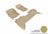 MAXpider Rubber Floor Mats for 2012 2011 2010 2009 2008 2007 2006 2005 Nissan Pathfinder [Covers Front & Rear Row, Tan] L1NS06501502