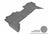 MAXpider Rubber Floor Mats for Pathfinder/Xterra [Covers Rear (2nd) Row, Gray] L1NS06521501