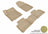 MAXpider Rubber Floor Mats for 2015 2014 2013 Nissan Altima [Covers Front & Rear Row, Tan] L1NS07301502