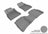 MAXpider Rubber Floor Mats for 2018 2017 2016 2015 2014 2013 Nissan Sentra [Covers Front & Rear Row, Gray] L1NS07601501
