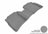MAXpider Rubber Floor Mats for 2018 2017 2016 2015 2014 2013 Nissan Sentra [Covers Rear (2nd) Row, Gray] L1NS07621501