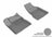 MAXpider Rubber Floor Mats for 2021 2020 2019 2018 2017 2016 2015 Nissan Murano [Covers Front Row, Gray] L1NS08311501