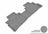 MAXpider Rubber Floor Mats for 2018 2017 2016 2015 Nissan Murano [Covers Rear (2nd) Row, Gray] L1NS08321501