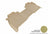MAXpider Rubber Floor Mats for 2021 2020 2019 2018 2017 Nissan Titan [Covers Rear (2nd) Row, Tan] L1NS08521502