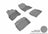 MAXpider Rubber Floor Mats for 2019 2018 2017 2016 2015 2014 2013 Nissan LEAF [Covers Front & Rear Row, Gray] L1NS09301501