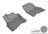 MAXpider Rubber Floor Mats for 2019 2018 2017 2016 2015 2014 2013 Nissan LEAF [Covers Front Row, Gray] L1NS09311501