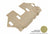 MAXpider Rubber Floor Mats for 2021 2020 2019 2018 2017 Nissan Armada [Covers Rear (3rd) Row, Tan] L1NS09531502