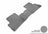 MAXpider Rubber Floor Mats for 2021 2020 2019 2018 2017 Nissan Rogue Sport [Covers Rear (2nd) Row, Gray] L1NS10521501
