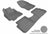 MAXpider Rubber Floor Mats for 2010 2009 Pontiac Vibe [Covers Front & Rear Row, Gray] L1PA00101501