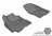 MAXpider Rubber Floor Mats for Pontiac/Toyota [Covers Front Row, Gray] L1PA00111501
